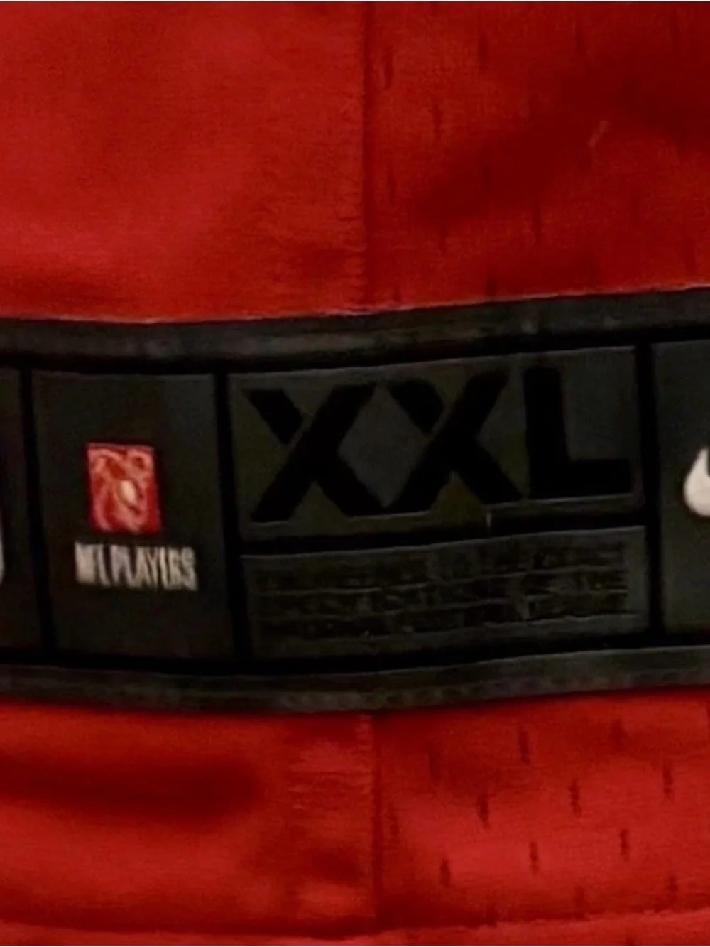 Nike Red XXL Player-Worn Style Football Jersey - Picture 3 of 4